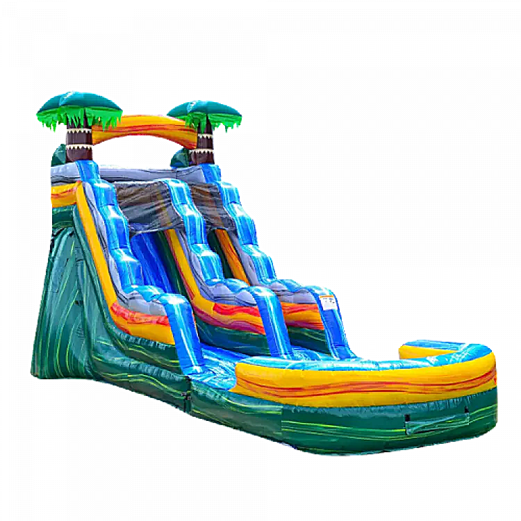 bounce house water slide